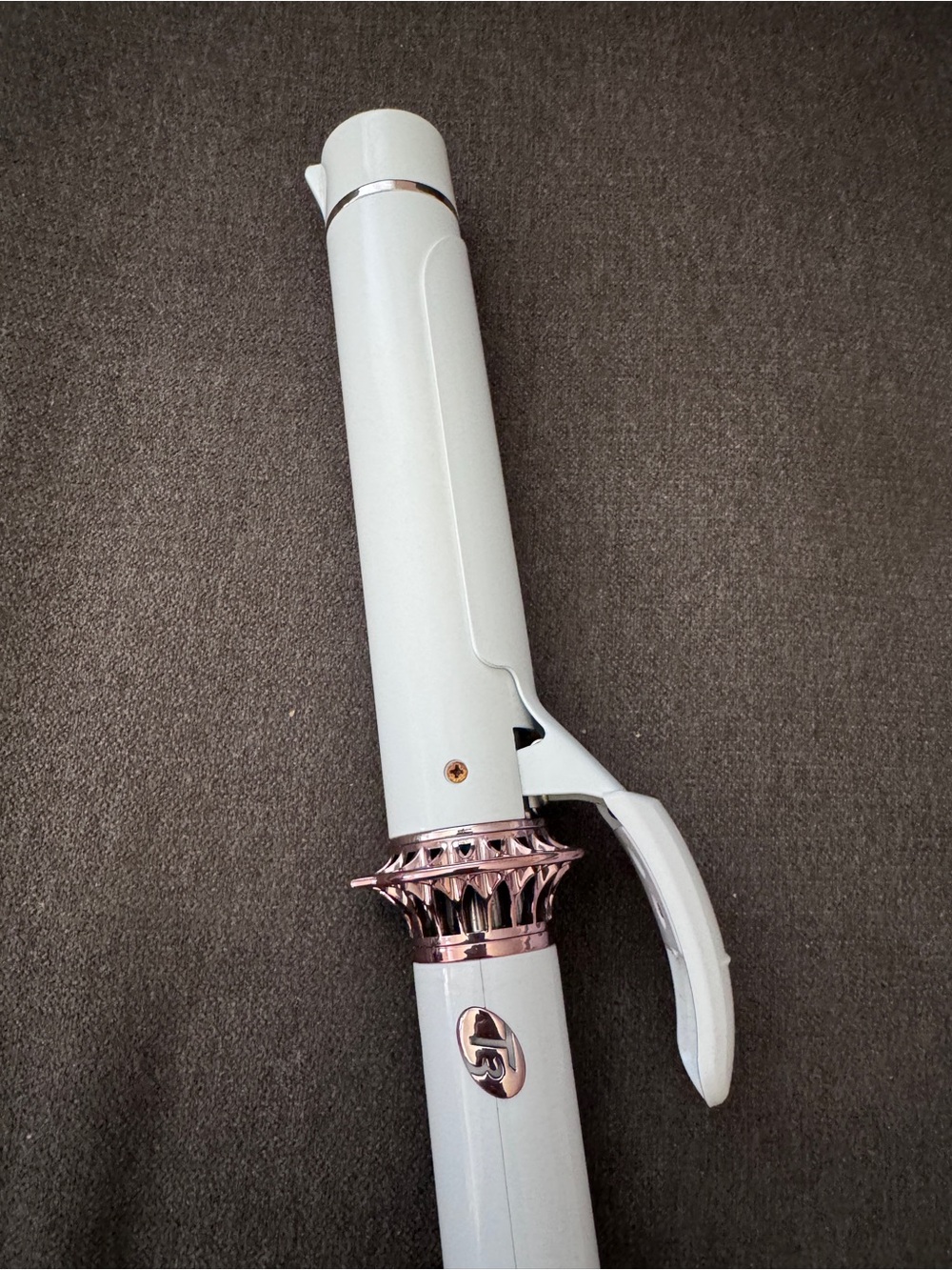 T3 White & Rose Gold Curling Iron - Picture 5 of 6